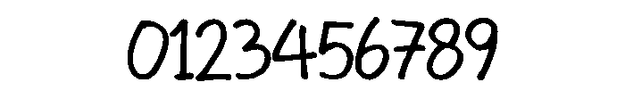 Paradise Handwriting Regular Font OTHER CHARS