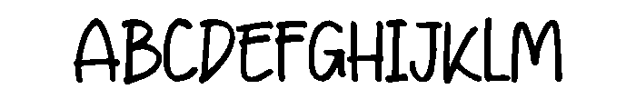 Paradise Handwriting Regular Font UPPERCASE