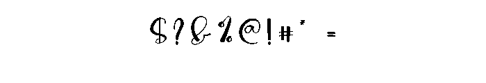 Paradise Rainbow Font OTHER CHARS