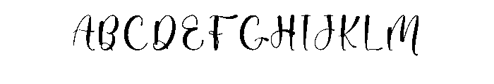 Paradise Rainbow Font UPPERCASE