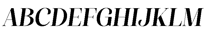 Paradise Spring Italic Font UPPERCASE
