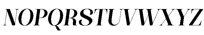 Paradise Spring Italic Font UPPERCASE