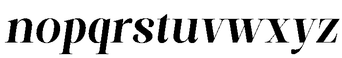 Paradise Spring Italic Font LOWERCASE