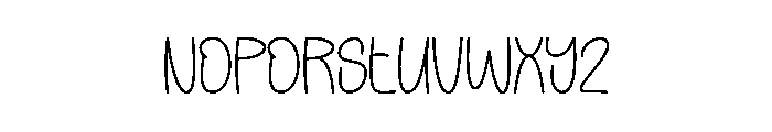 Paradise Valentines Font LOWERCASE