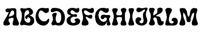 Paradisea Font UPPERCASE