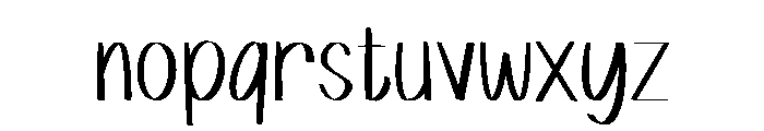 Parish Font LOWERCASE