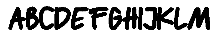 Park Regular Font UPPERCASE