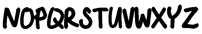 Park Regular Font UPPERCASE