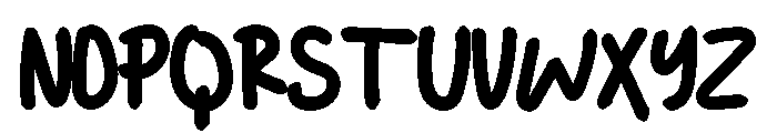 Park Regular Font LOWERCASE