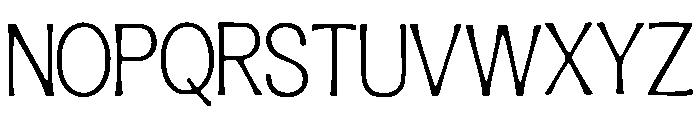 ParkersPen Font UPPERCASE