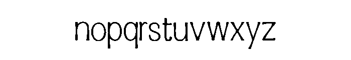 ParkersPen Font LOWERCASE