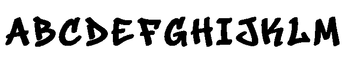 Parks Regular Font UPPERCASE