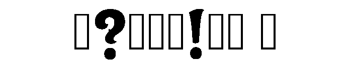 Parrot Regular Font OTHER CHARS