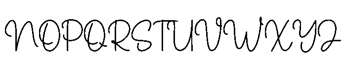 Parthnership Font UPPERCASE