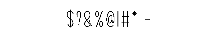 Party Autumn Font OTHER CHARS