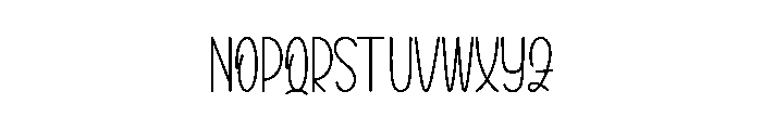 Party Autumn Font UPPERCASE