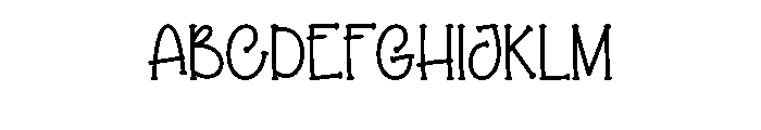 Party Careful1 Font UPPERCASE