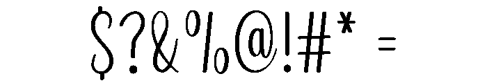 Party Garden Font OTHER CHARS