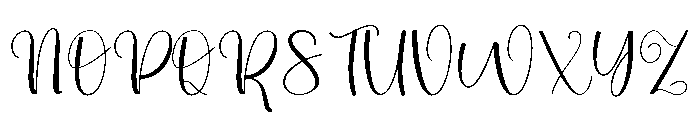 Party Garden Font UPPERCASE