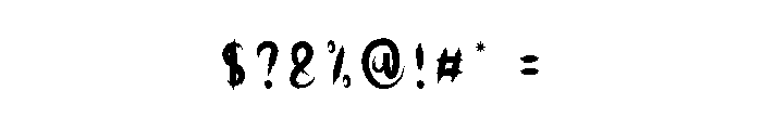 Party Ghost Font OTHER CHARS