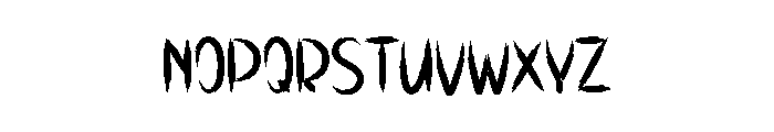 Party Ghost Font UPPERCASE