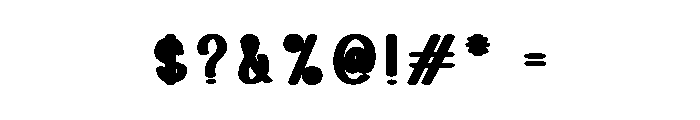 Party Halloween Font OTHER CHARS