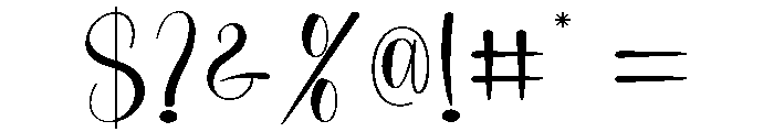 Party Holiday Font OTHER CHARS