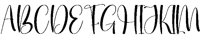 Party Holiday Font UPPERCASE