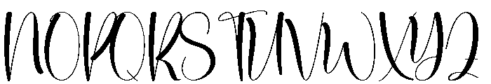 Party Holiday Font UPPERCASE