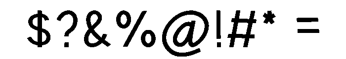 Party Home Font OTHER CHARS