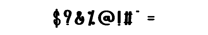 Party Honeymoon Font OTHER CHARS