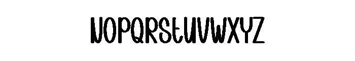 Party Honeymoon Font UPPERCASE