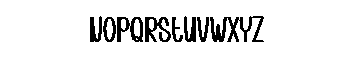 Party Honeymoon Font LOWERCASE