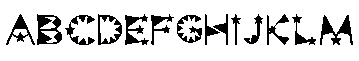 Party Joy Regular Font UPPERCASE