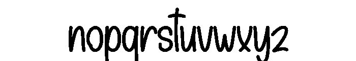 Party Lemonade Font LOWERCASE