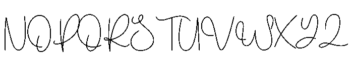 Party Moonlights Font UPPERCASE