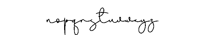 Party Moonlights Font LOWERCASE