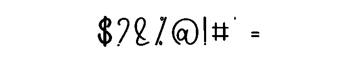 Party Newyear Font OTHER CHARS