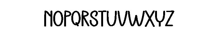 Party Newyear Font LOWERCASE