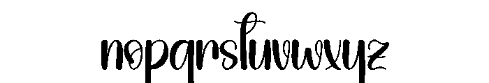 Party Nightmare Font LOWERCASE