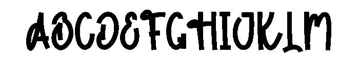 Party School Font UPPERCASE