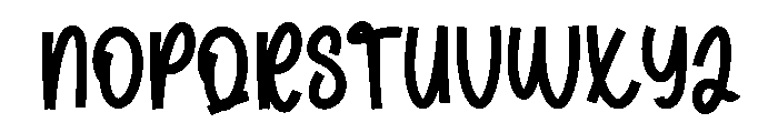 Party School Font UPPERCASE