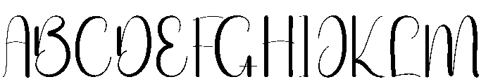 Party Stylish Font UPPERCASE