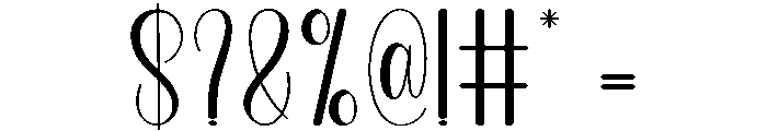 Party Wedding Font OTHER CHARS