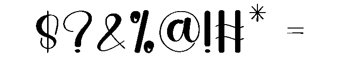 Party Wednesday Font OTHER CHARS