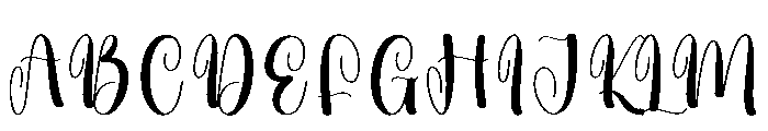 Party Wednesday Font UPPERCASE