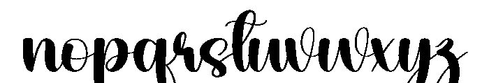 Party Wednesday Font LOWERCASE