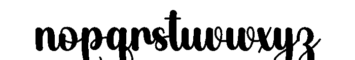 PartySpooky Font LOWERCASE