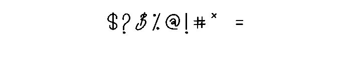 Partydate1 Font OTHER CHARS