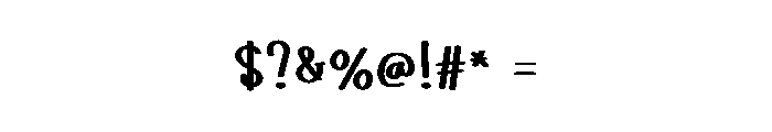 Partying Font OTHER CHARS